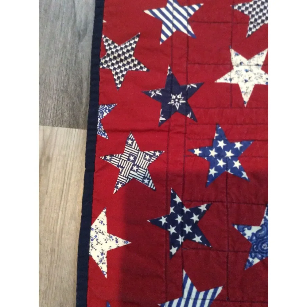 Vote Quilted Wall Hanging Chair throw Patriotic